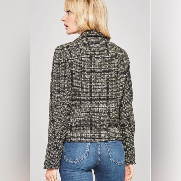 jacket in plaid pattern tweed - Picture 3 of 5